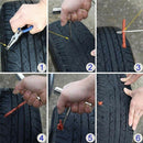 Tire Repair Kit Heavy Duty Puncture Fix Tool Plug Fit Car Truck Motorcycle Bi.
