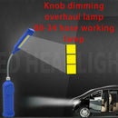 ABS Micro COB LED Magnetic Inspection Flashlight Work Light Car Garage Flexible