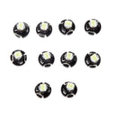 10 x T3 Neo Wedge White Car Instrument Cluster Panel Lamps Gauge LED Bulbs