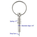 4 Packs Quick Release 25.4 CM Diameter Droop Can and Spring Sunshade Ferrul