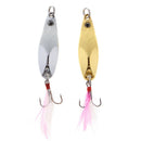 Metal Lures Spoons Fishing Lures Sequins Baits Bionic Hard Fishing Lure Hook
