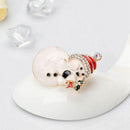 Christmas Snowman Brooch Corsage Gifts Banquet Pins Decorations Badge New Y