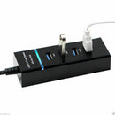 4-Port USB 3.0 Extension Charger Adapter Switch Compatible with USB2.0, USB1.1