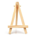 10 Sets Mini Display Easel With Canvas 8X8Cm Wedding Table Numbers Painting Q9T4