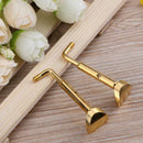 2pcs Violin Adjustable Plating Copper Chinrest Clamps Screws Accessories A