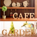 Alphabet Craft Pine Wooden Letters Signs Kids Intellectual Toys Wall Decor G