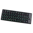 Keyboard Skin Keyboard Stickers Russian Wireless Keyboard Green Keyboard