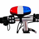 Bicycle Bell 6 LED 4 Tone Horn LED Light Electronic Siren Bicycle Bells for H6M2