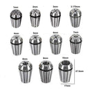 Er16 Spring Collet Chuck Sets,65Mn Spring Steel Precision Collet End Mill H J8W4
