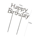 Birthday Cake Topper "Happy Birthday" Letters Design Anniversary Party Supplies