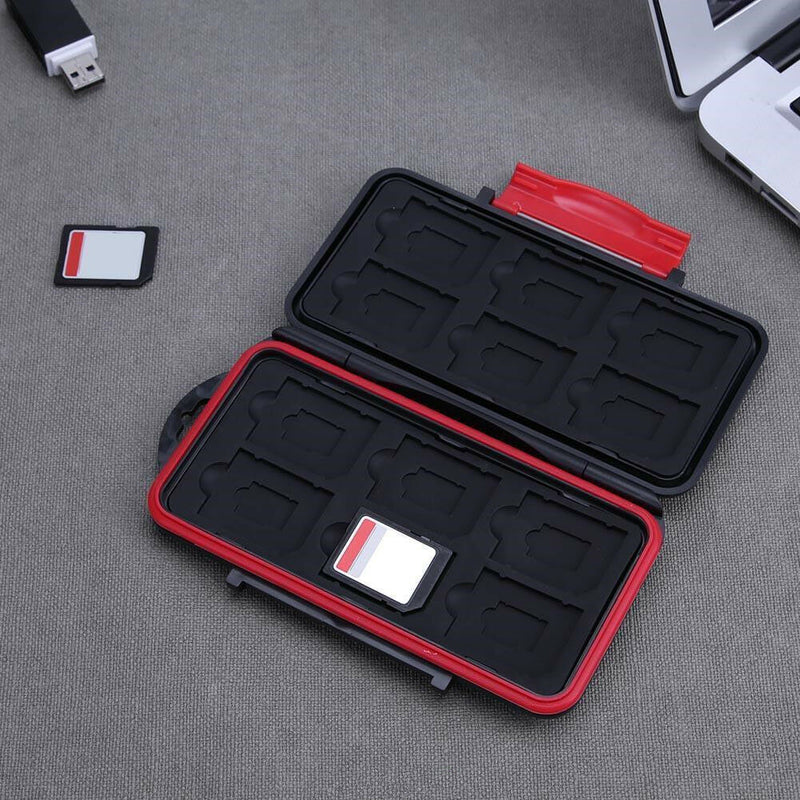 12Pcs SD Card Case Cover Box Waterproof Shockproof Hard Storage Protector Memory