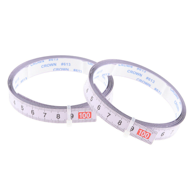 2pcs self adhesive measure tape metric Stick And Measure Flat Tape Self Adhesive