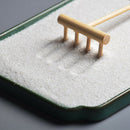 10pcs Mini Bamboo Rake for Zen Garden Sand Tabletop Meditation Feng Shui Decor