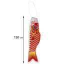 150cm Japanese Carp Windsock Streamer   Flag Kite Nobori Koinobori Red
