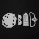 4pcs DIY Stone-shaped Cutting Dies Stencil Scrapbooking Embossing Template