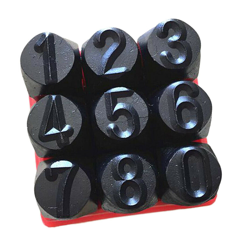 2x Alphabet Numbers Stamps Craft Letters Punch Metal Leather Tool Number B+C