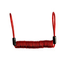 2 Pcs Alarm Disc Lock 1.2M Cable Anti-Theft Spring Reminder Ropes Alert Saf B5N4