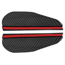 2x Carbon Fiber Look Car Side Rear View Mirror Rain Visor Snow Guard Shield A