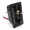 Bilge Pump Switch Panel with Fuse, DC12V 3 Way Toggle Switch Panel,