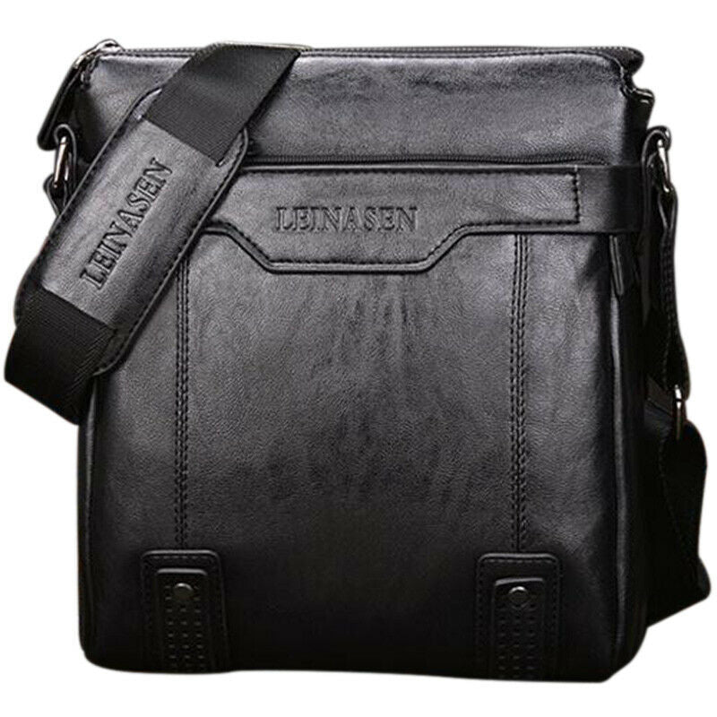 Leinasen Men Handbag Briefcase Men'S Shoulder Bag Male Messenger Bags Desig J5N5