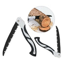 2pack Compact Foldable Pruning Saw Steel Triple Cut Tree Hedge Sawing Trimming
