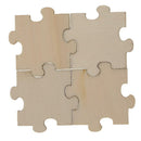 50 40mm Blank Wooden Puzzle Embellishment Wood Slices for Wedding Decoration