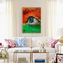 Full Round Diamond Drill DIY Colorful Eye Art Picture Decoration Paint Kit