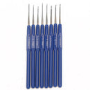 8 x Metal Knitting Needles Crochet Hooks Kits With Ergonomic Grips 0.6- OON