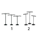 Earring T Shape Stand, 3 Pcs Black Metal Earring Display T Bar Earring Holder 01