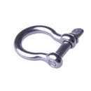 10X O Shape Stainless Steel Shackle Rope Paracord Bracelet Buckle Top