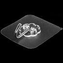 10 Packs Reusable Adhesive Hooks,Transparent Heavy Duty Wall Hooks with No