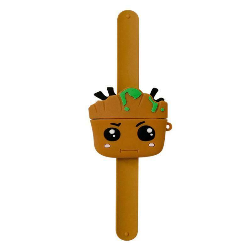 Cartoon Tree Man Protective Case Silicone Cover Wristband Shell for Airpods Pro