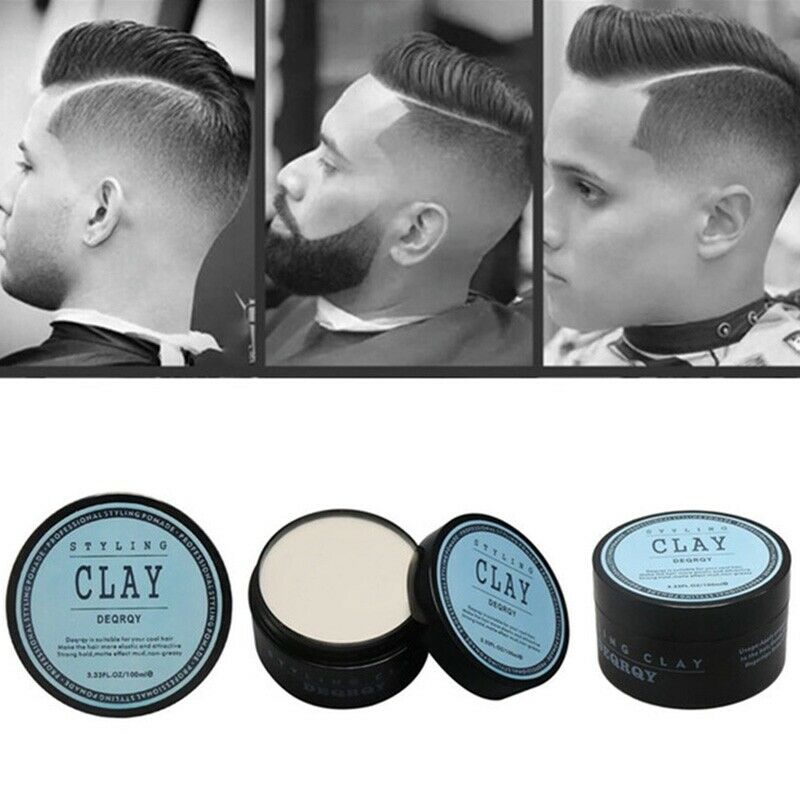 Fashion Matte Finished Hair Styling Clay Daily Use Mens Hair Clay High Stro C9H6