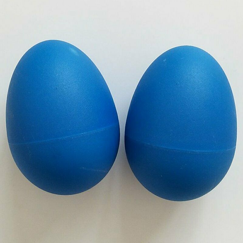 12pcs Plastic Egg Shakers Set 6, Percussion Musical Maracas Eggs Child Perc