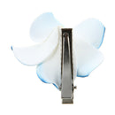 Women Girls Plumeria Flower Foam Hair Clip - Blue D6S2