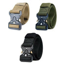 Men's Belt Heavy Belt, Cobra Buckle Belt Nylon Style With Quick Release Met