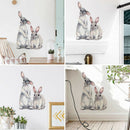 Animal Rabbit Painting Wall Stickers For Room Wall Decals Home Nordic Decora Gw