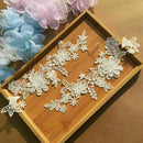 1Set*Flower Embroidery Motif Lace Applique Patch DIY ttkk Craf Sewing Trimm M4A9