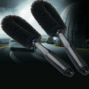 1 Car Wheel Tire Rim Scrub Brush Truck Universal Handle Washing Cleaning Tool df
