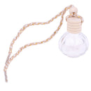 1PC 14ml car hanging empty perfume glass bottle pendant auto home ornamen`3C