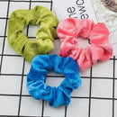 24pcs Velvet Rubber Band Scrunchies Women Hair Rope Girls Ponytail Holder