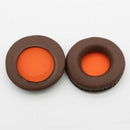 Headphone Ear Pads Cushions Replacement For Skullcandy Hesh, Brown+Orange