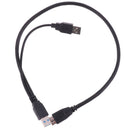 USB 3.0 A Male Micro USB 3.0 B Y Cord Cable For External Hard Drive Disk Cabl Cy
