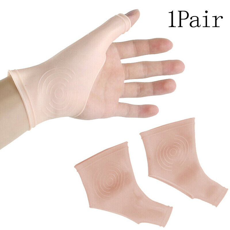1Pair Relief Magnetic Thumb Support Elastic Corrector Hand Wrist Massage Gl BX