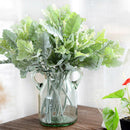 Artificial Senecio Leaves Branches Simulation Leaves Flower Arrangement