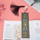 DIY Special Shaped Diamond Painting Leather Tassel Bookmark Crafts Gift (1)