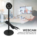 30fps Manual Focusing Computer Webcam With Microphone USB 2.0 480P 5 Million HD