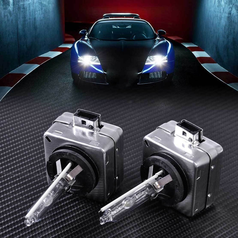 Pair Car 35 W6000K D1S D1C D1R HID Xenon Headlight Light Replacement Bulb Lamp