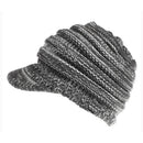 Gray Spring Winter Female Ball Cap Winter Hat for Women Girl X3Y5