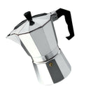 3-Cup Stovetop Espresso Maker Moka Pot, Italian Design, Stainless Steel